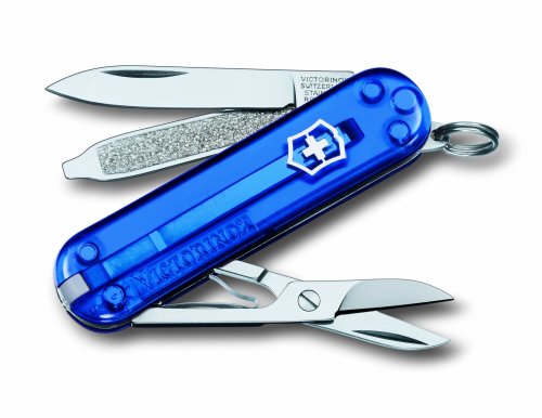 Victorinox – CLASSIC SD – Schweizer Armeemesser – Taschenmesser – BLAU Transparent NEU