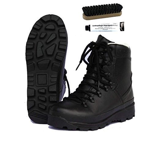 BW BUNDESWEHR BERGSCHUHE + Pflegeset 44