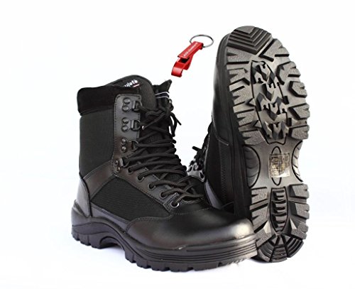 Security Swat Boot Einsatzstiefel 45 + AOS-Outdoor® Schlüsselanhänger