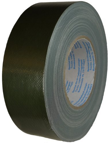 Original Bundeswehr-Panzerband, oliv, 50 m x 50 mm, 310µ