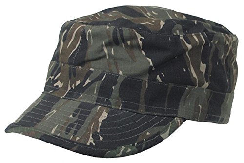 US BDU Feldmütze, Rip Stop, tiger stripe, Größe M