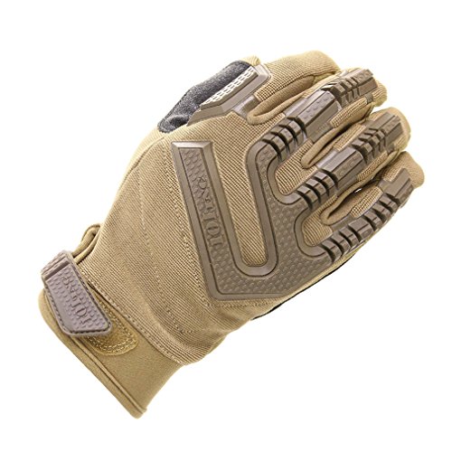 Tactical Einsatzhandschuhe Kommando Bundeswehr US Army Airsoft Outdoor Survival Mechaniker Handschuhe Militär Biker FschJg Schutz – sand L #16071