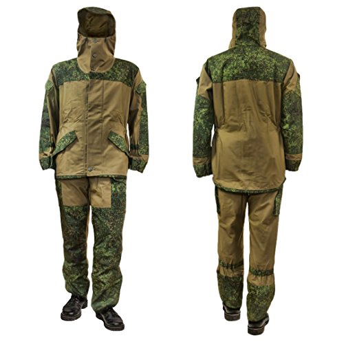 GORKA-3 BARS Original Russische Armee Spezial Militär BDU Uniform Canvas Camo Jagd Anzug (Digital Flora)