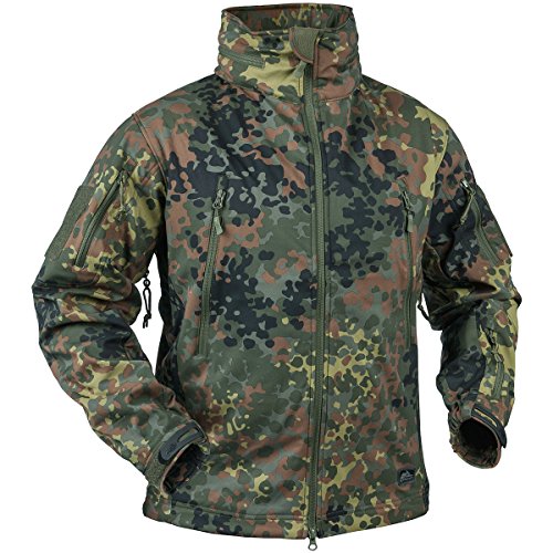 Helikon Gunfighter Soft Shell Jacke Flecktarn Größe M