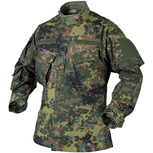 Helikon Herren CPU Hemd PolyCotton Ripstop Flecktarn Größe XL