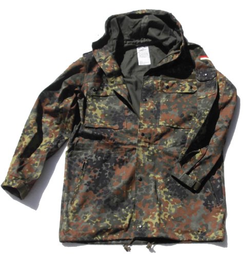 Original Bundeswehr Feldparka Flecktarn Neuware BW 5,Flecktarn