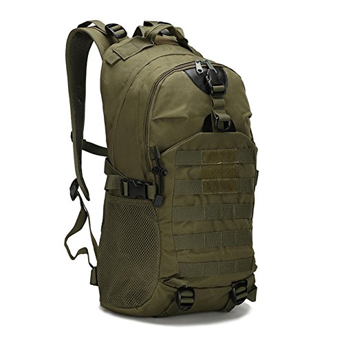 Leefrei wasserdichter Rucksack Taktischer Rucksack Wanderrucksack Kampfrucksack Trekkingrucksack Reiserucksack Sportrucksack mit der großen Kapazität (Grün)