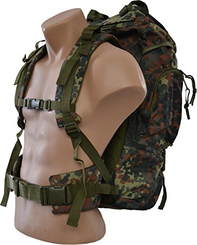 Tactical Rucksack, 65 Liter, Flecktarn